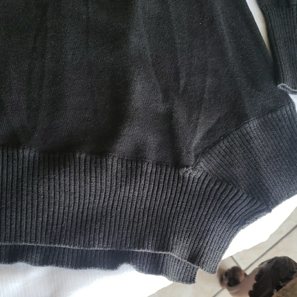 Prana 100% Organic Cotton Charcoal Knit Top,zise Xl. - Picture 8 of 10